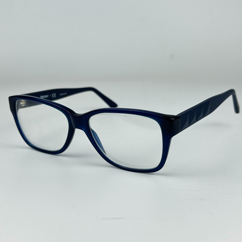 DKNY DY 4660 3644 Women's Eyeglasses Frame Blue Plastic Full Rim 53-16-140 mm